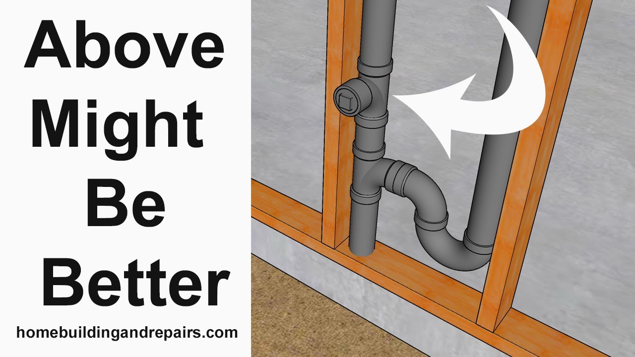 considerations when installing plumbing drain pipe clean outs 8