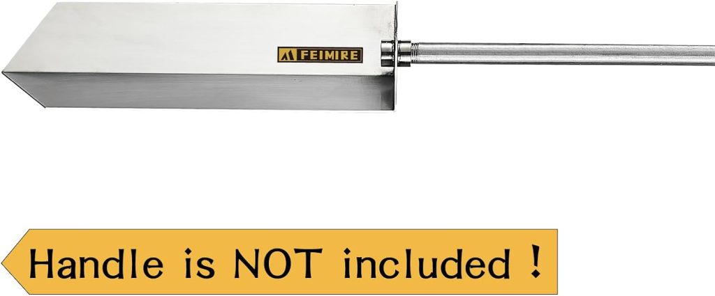 FEIMIRE Stainless Steel Culvert Cleaning Hand Tool, For cleaning a 12 diameter culvert pipe, this size designed for culvert pipes with 12 I.D (handle is NOT included) Tool is 10 5/8 wide