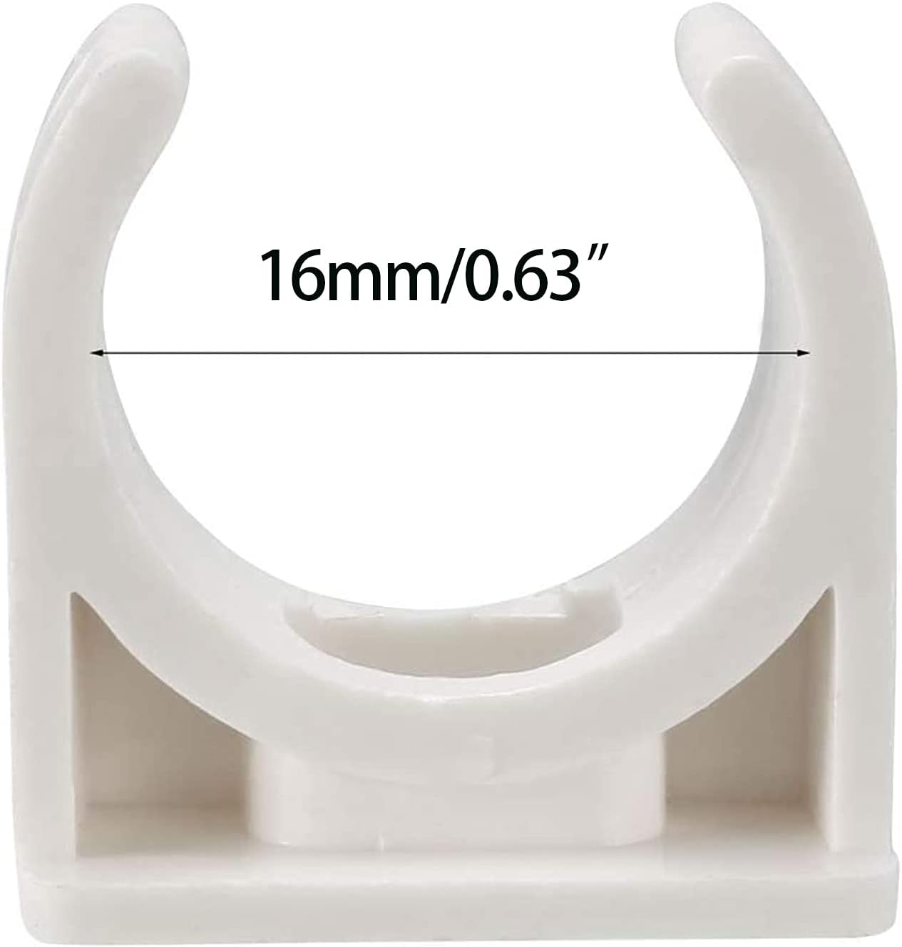 30 pcs u shaped pvc water 32mm pipe clamps clips u shaped buckles fit for 1 14 32mm water pipes and tv trays tubing hose 3