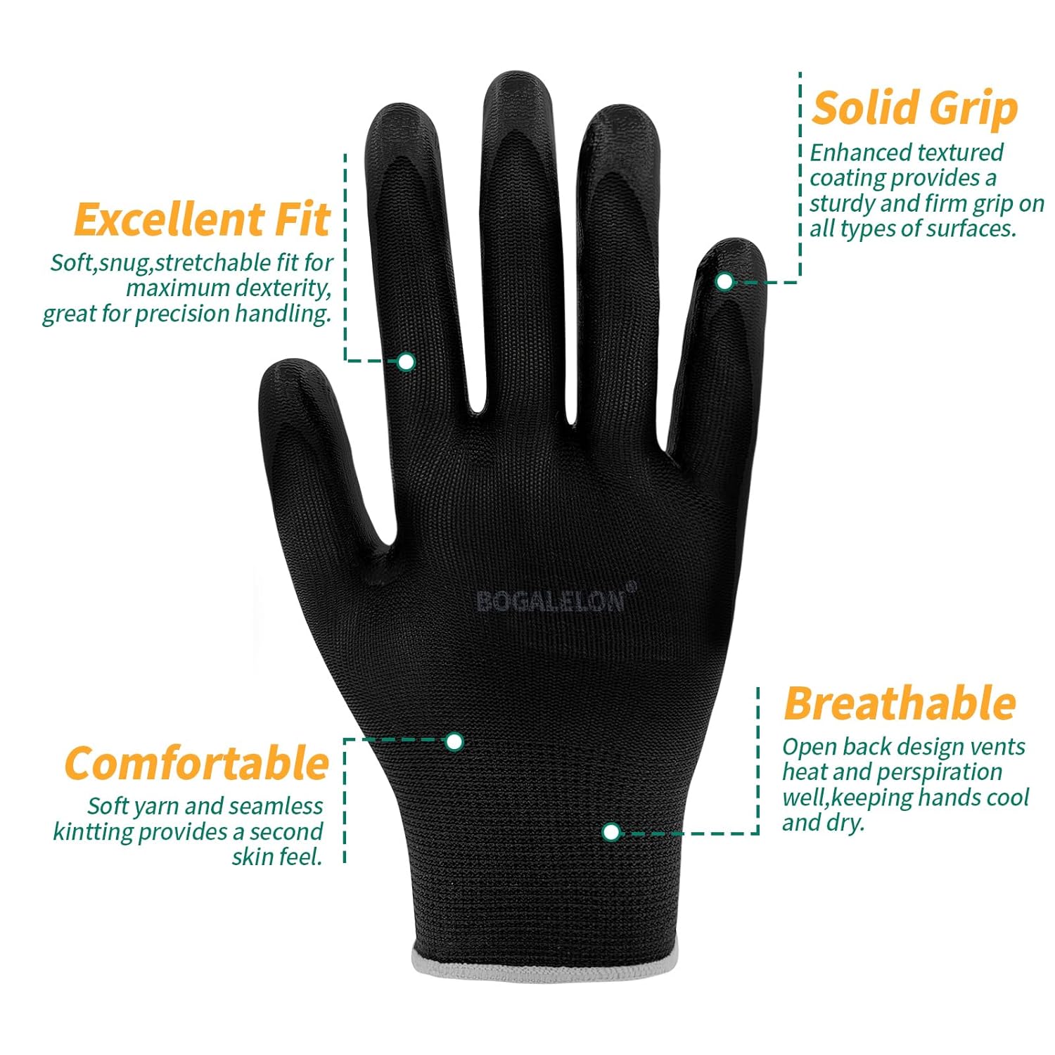 Bogalelon Safety Work Gloves Review