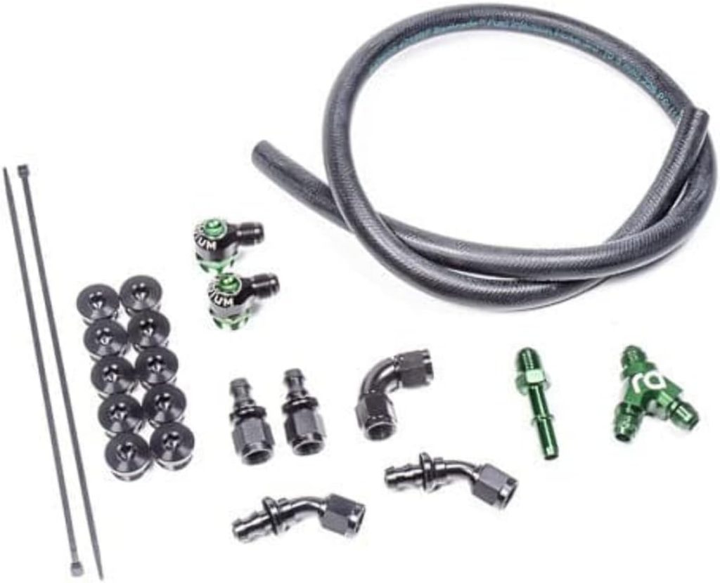 Radium Engineering Fuel Rail Plumbing Kit Compatible with GM LSA/LS9